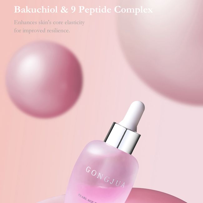 GONGJUA PEPTIDE BAKUCHIOL PEARL AGE TURN OVER veido serumas, 50 ml