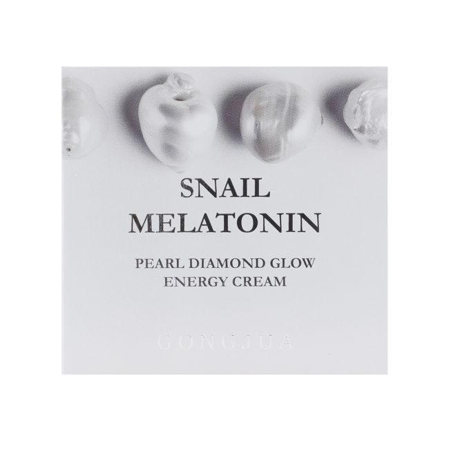 GONGJUA SNAIL MELATONIN PEARL DIAMOND GLOW ENERGY veido kremas, 50 ml