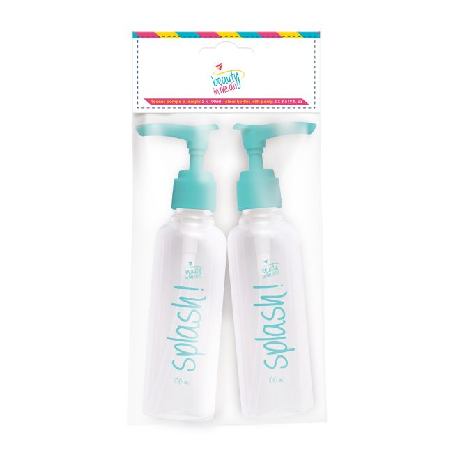 BEAUTY IN THE AIR kelioniniai buteliukai su dozatoriumi (2 x 100 ml)