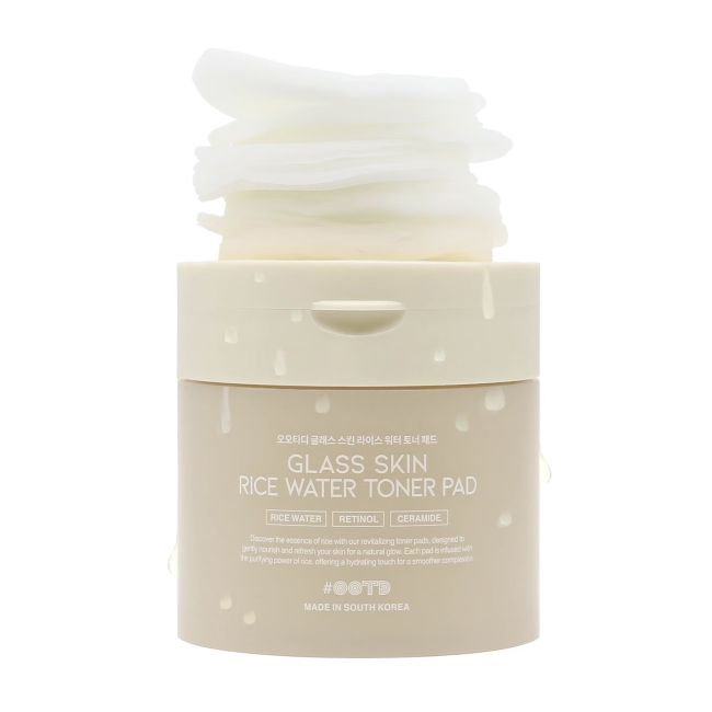 OOTD GLASS SKIN RICE WATER veido toniko padukai, 120 ml