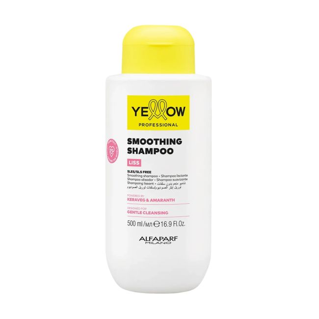 YELLOW SMOOTHING LISS plaukų šampūnas, 500 ml