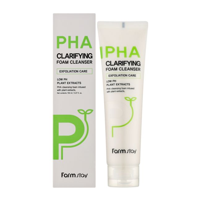 FARMSTAY PHA CLARIFYING putojantis veido prausiklis, 150 ml