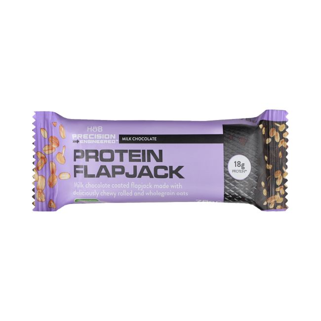 67686 H&B PRECISION ENGINEERED pieniško šokolado skonio baltyminis avižų batonėlis, 75 g