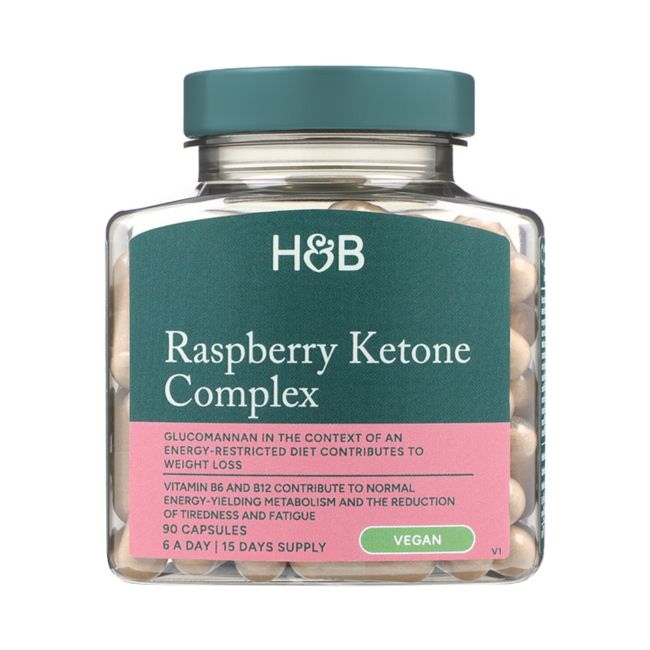 H&B aviečių ketonų kompleksas, 90 kapsulių