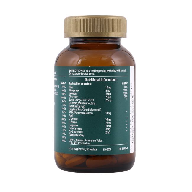 H&B ULTRA multivitaminai ir mineralai vyrams 50+, 90 tablečių