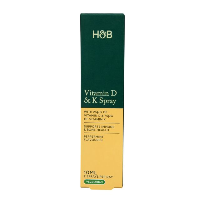 H&B vitaminas D ir K, 10 ml