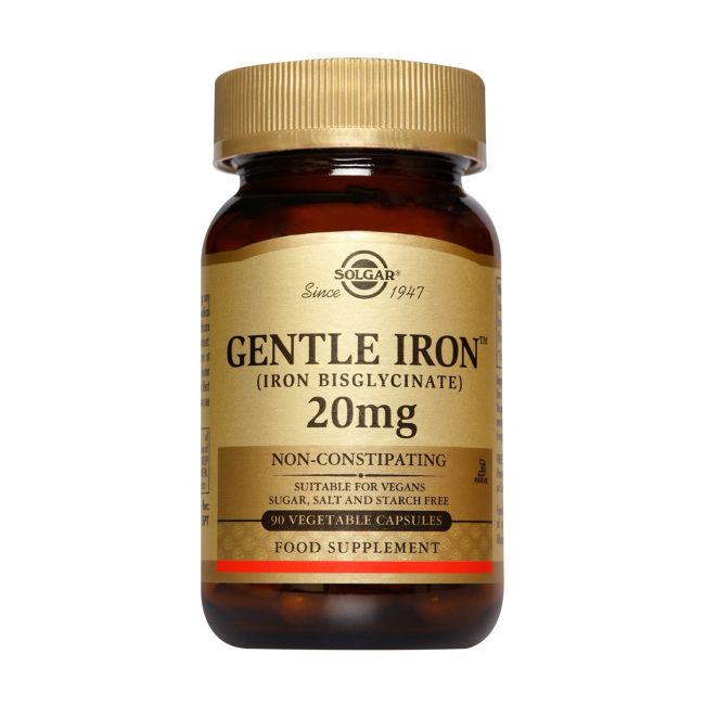 SOLGAR geležis 20 mg, 90 kapsulių