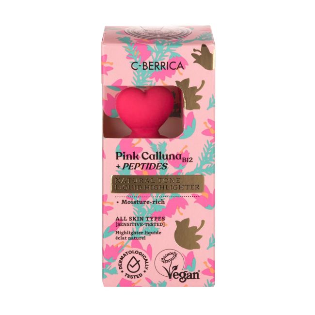 C-BERRICA PINK CALLUNA NATURAL TONE LIQUID švytėjimo suteikianti priemonė, 30 ml