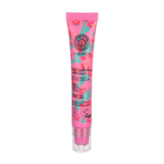 C-BERRICA PINK CALLUNA ROLL & GLOW paakių želė - kremas, 20 ml
