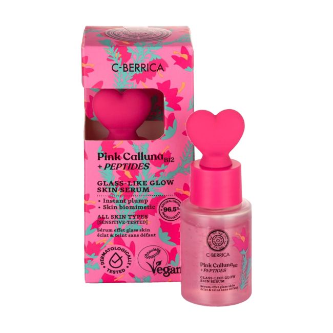 C-BERRICA PINK CALLUNA GLASS - LIKE GLOW SKIN veido serumas, 30 ml