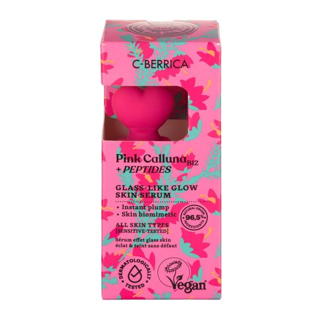 C-BERRICA PINK CALLUNA GLASS - LIKE GLOW SKIN veido serumas, 30 ml