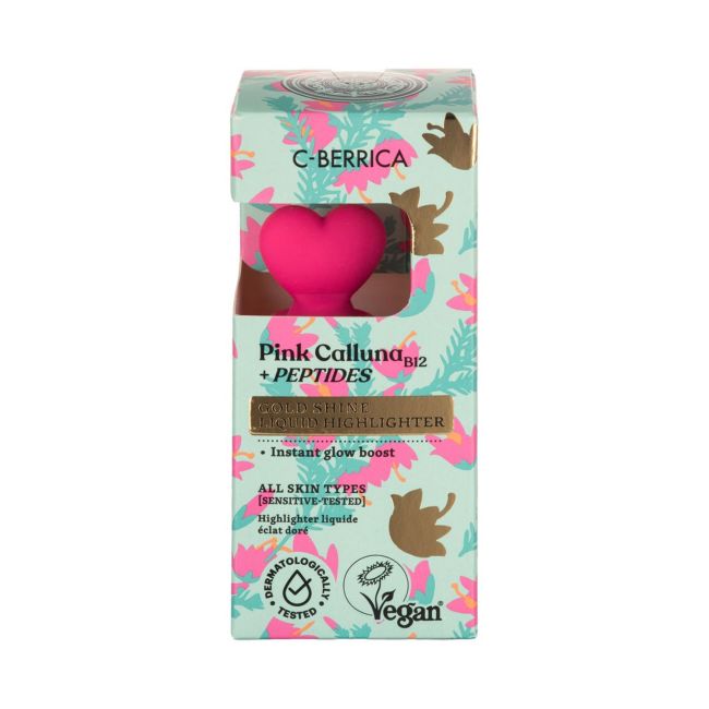 C-BERRICA PINK CALLUNA GOLD SHINE LIQUID švytėjimo suteikianti priemonė, 30 ml