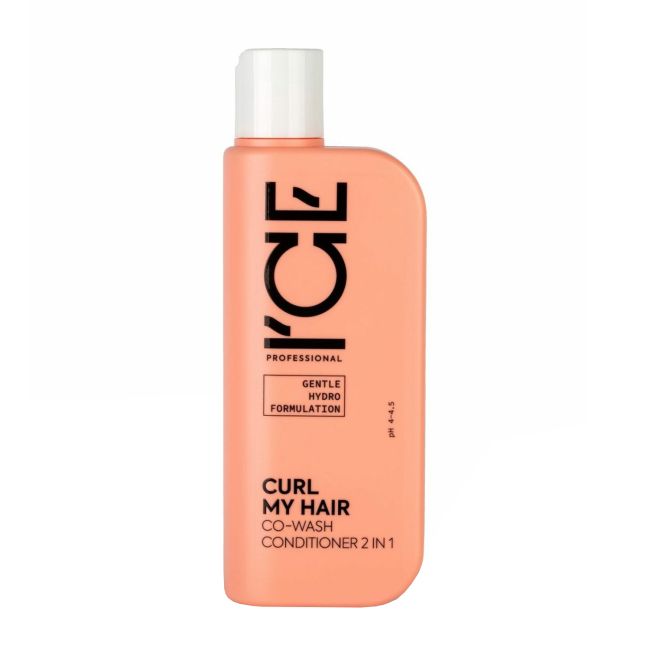 ICE PROFESSIONAL CURL MY HAIR CO- WASH 2 in 1 plaukų kondicionierius, 250 ml