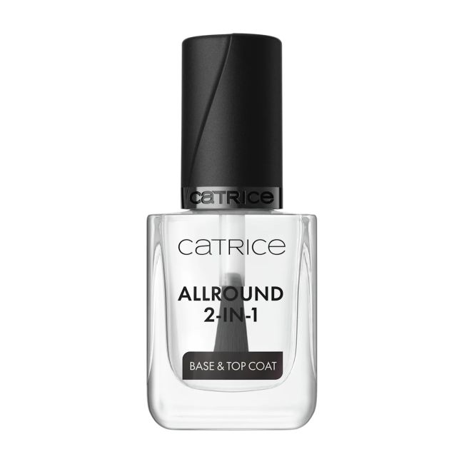CATRICE ALLROUND 2-IN-1 nagų lako pagrindas ir viršutinis sluoksnis, 10,5 ml