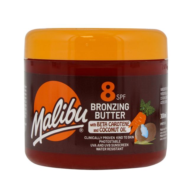 MALIBU SPF8 BRONZING įdegio kūno sviestas, 300 ml