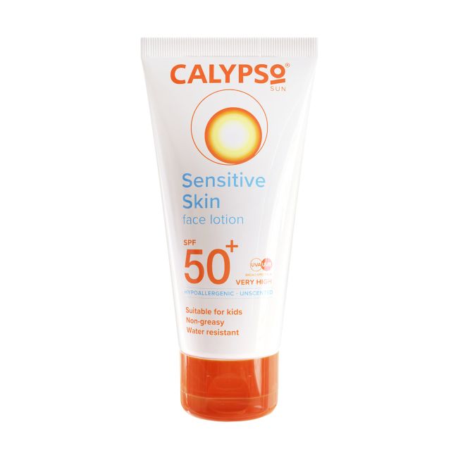 CALYPSO SPF50+ apsauginis veido losjonas nuo saulės, 50 ml