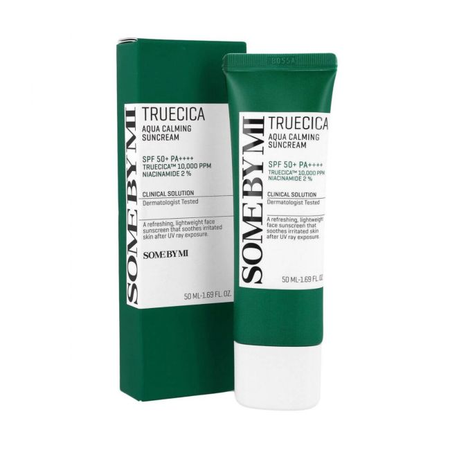 SOME BY MI TRUECICA AQUA CALMING SPF50+ apsauginis veido kremas, 50 ml