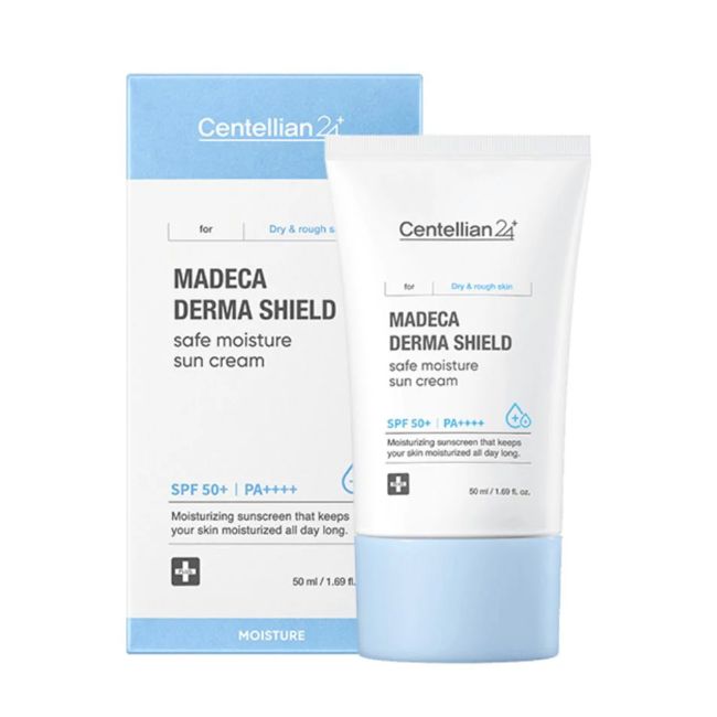 CENTELLIAN 24 MADECA DERMA SHIELD SPF50 SAFE MOISTURE veido kremas nuo saulės, 50 ml