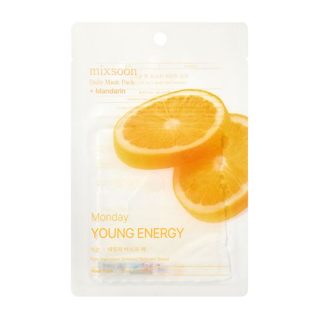 MIXSOON DAILY MASK WEEKLY CARE veido kaukių rinkinys (20 ml / 7 vnt.)