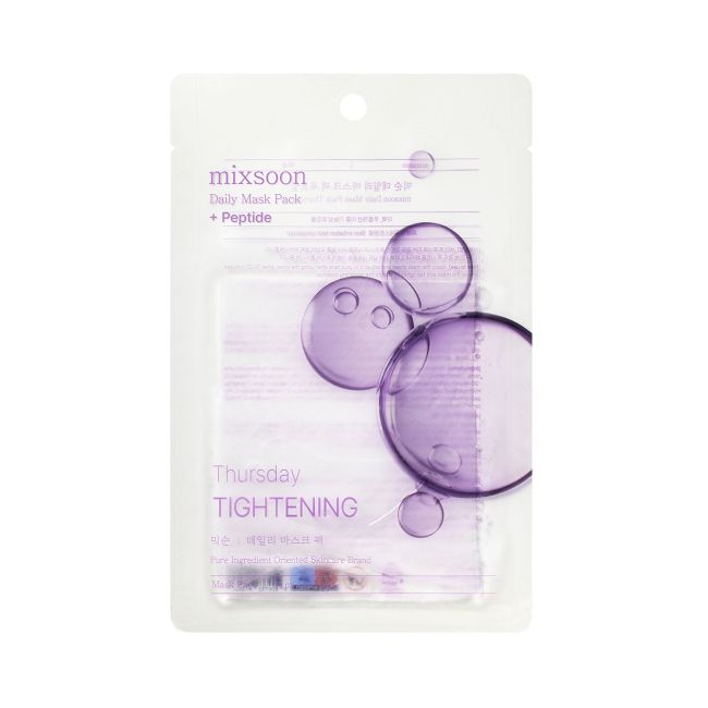MIXSOON DAILY MASK WEEKLY CARE veido kaukių rinkinys (20 ml / 7 vnt.)