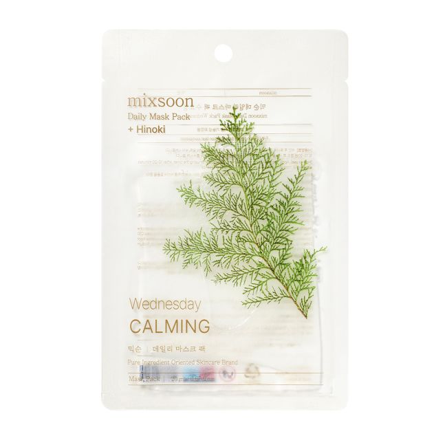 MIXSOON DAILY MASK WEEKLY CARE veido kaukių rinkinys (20 ml / 7 vnt.)