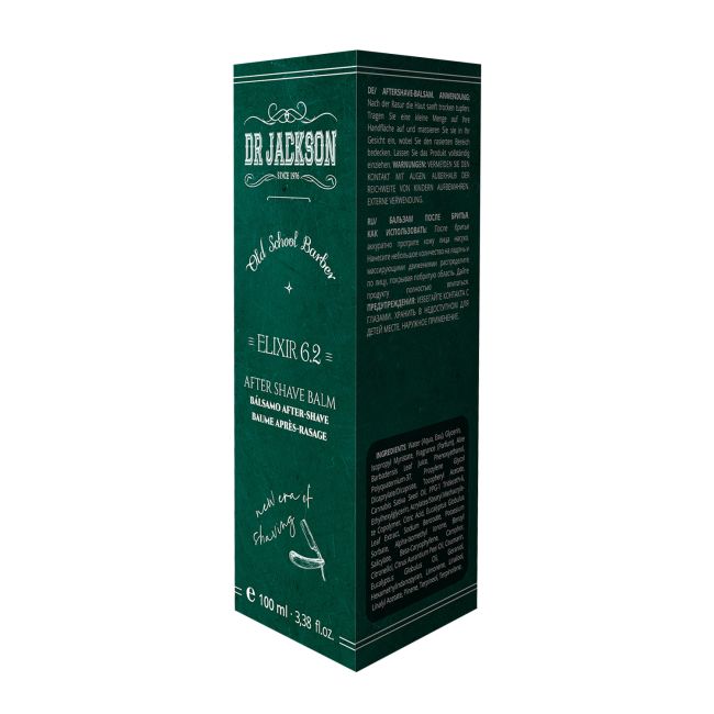 DR JACKSON ELIXIR 6.2 balzamas po skutimosi, 100 ml