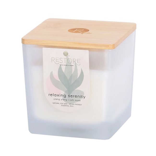 HEART & HOME RESTORE RELAXING SERENITY kvapnioji žvakė, 210 g