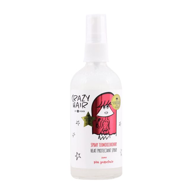 HS HISKIN CRAZY HAIR PINK GRAPEFRUIT apsauginis plaukų purškiklis nuo karščio, 100 ml