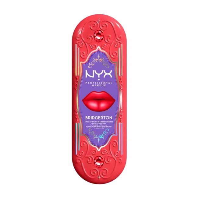 NYX PROFESSIONAL MAKEUP BRIDGERTON lūpų pieštuko ir blizgio rinkinys