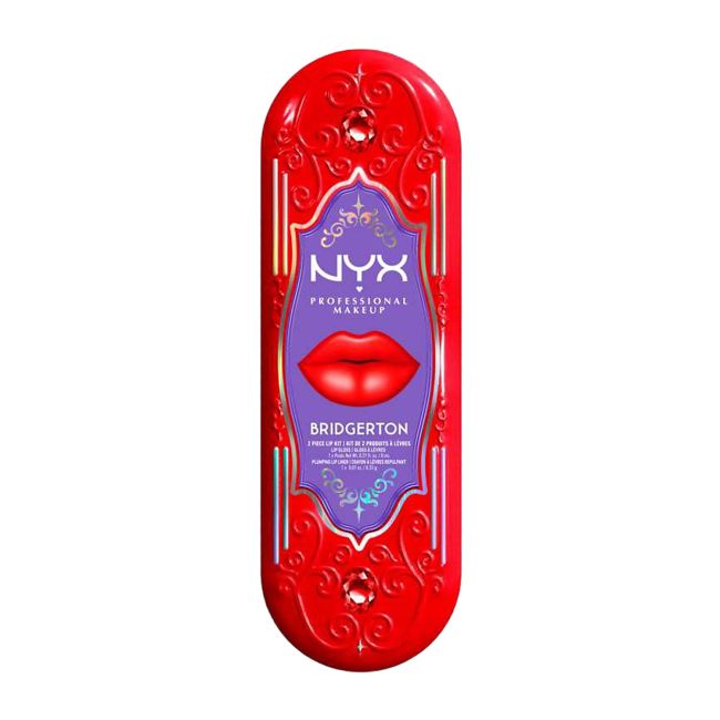 NYX PROFESSIONAL MAKEUP BRIDGERTON lūpų pieštuko ir blizgio rinkinys