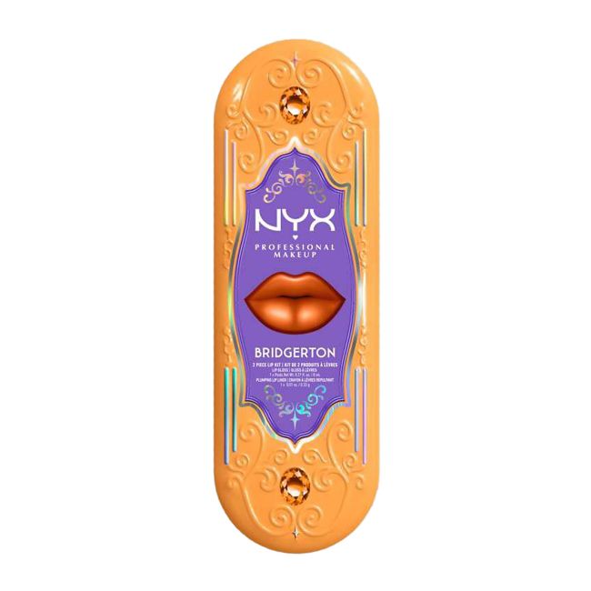 NYX PROFESSIONAL MAKEUP BRIDGERTON lūpų pieštuko ir blizgio rinkinys