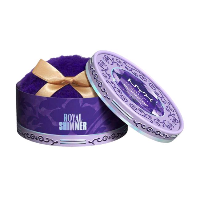 NYX PROFESSIONAL MAKEUP BRIDGERTON ROYAL SHIMMER spindesio suteikianti kūno pudra, 8 g