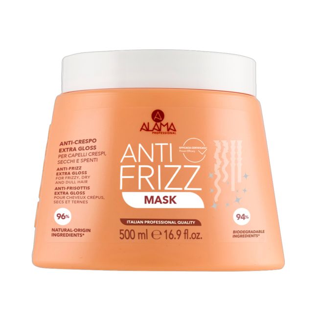 ALAMA ANTI FRIZZ & GLOSS plaukų kaukė, 500 ml