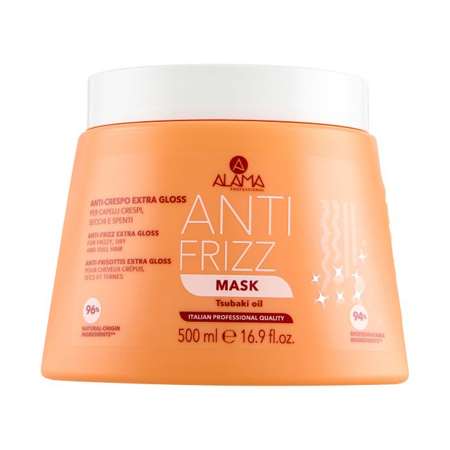 ALAMA ANTI FRIZZ & GLOSS plaukų kaukė, 500 ml
