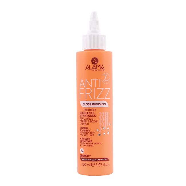 ALAMA ANTI FRIZZ GLOSS INFUSION plaukų skystis, 150 ml
