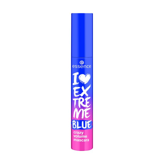 ESSENCE I LOVE EXTREME BLUE blakstienų tušas, 12 ml