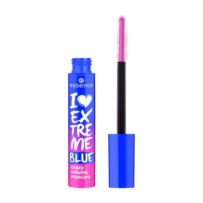 ESSENCE I LOVE EXTREME BLUE blakstienų tušas, 12 ml