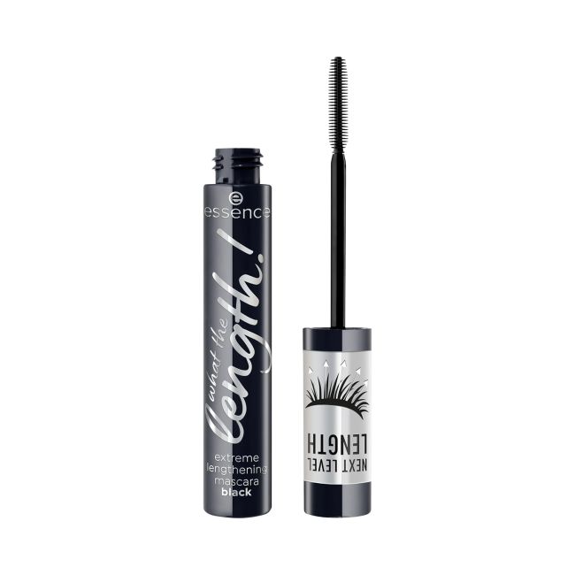 ESSENCE WHAT THE LENGTH! BLACK blakstienų tušas, 10 ml