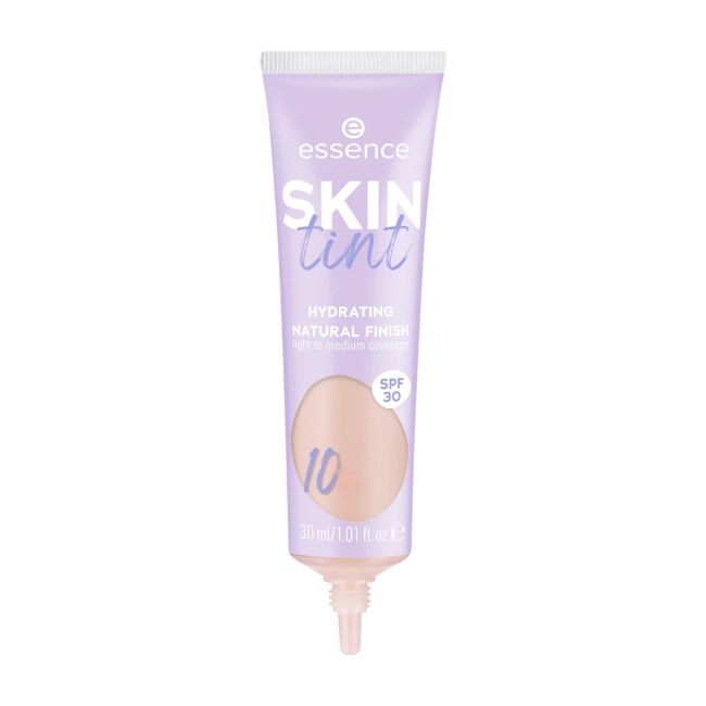 ESSENCE SKIN TINT HYDRATING NATURAL FINISH SPF30 makiažo pagrindas 30 ml