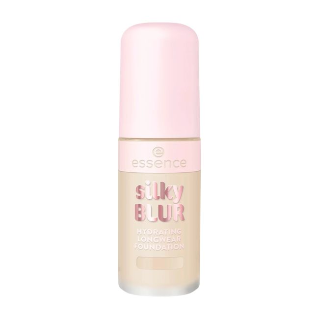 ESSENCE SILKY BLUR HYDRATING LONGWEAR makiažo pagrindas, 30 ml