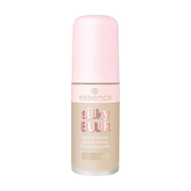 ESSENCE SILKY BLUR HYDRATING LONGWEAR makiažo pagrindas, 30 ml