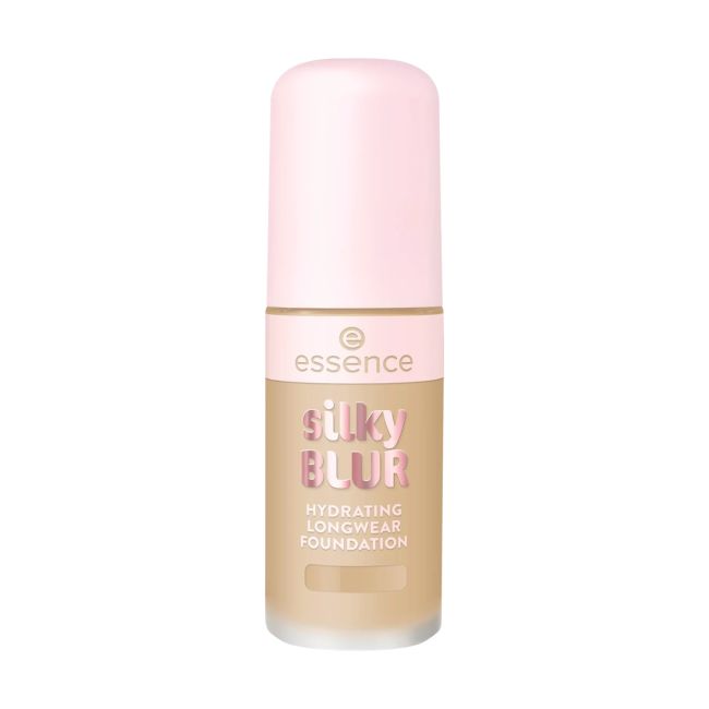ESSENCE SILKY BLUR HYDRATING LONGWEAR makiažo pagrindas, 30 ml