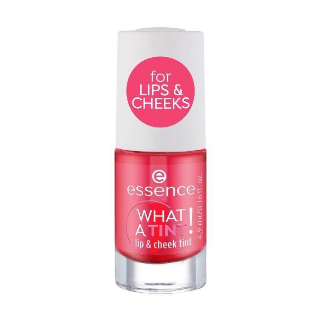 ESSENCE WHAT A TINT lūpų dažai ir skaistalai, 4,9 ml