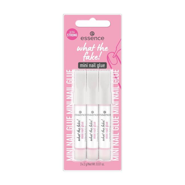 ESSENCE WHAT THE FAKE! MINI nagų klijai (3 x 2 g)