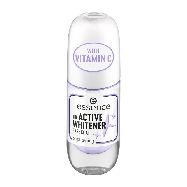 ESSENCE THE ACTIVE WHITENER nagų lako pagrindas, 8 ml