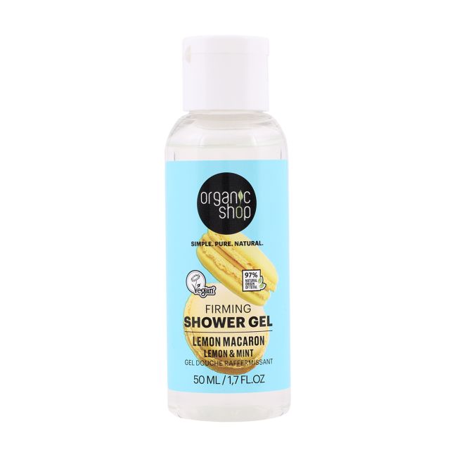 ORGANIC SHOP FIRMING LEMON & MINT dušo želė, 50 ml