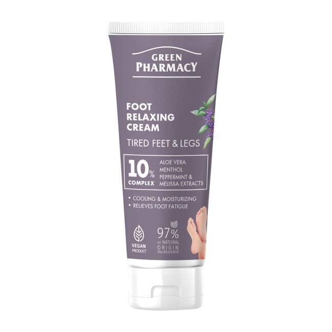 GREEN PHARMACY RELAXING pėdų ir kojų kremas, 75 ml