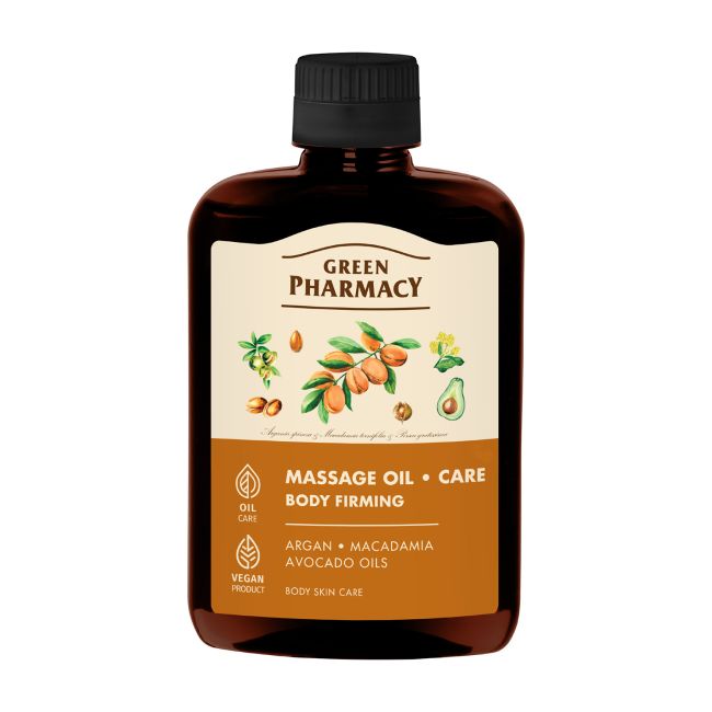 GREEN PHARMACY BODY FIRMING masažo aliejus, 200 ml