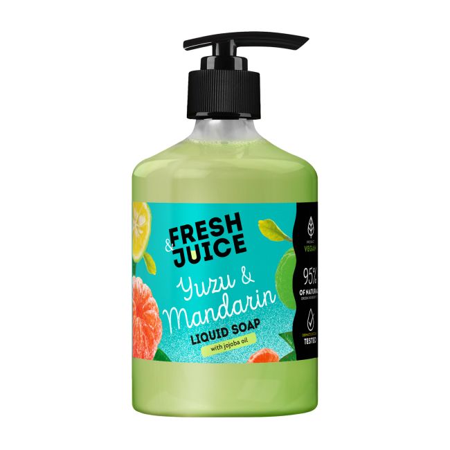 FRESH & JUICE YUZU & MANDARIN skystasis muilas, 460 ml