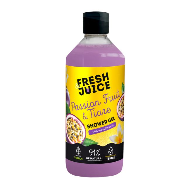 FRESH & JUICE PASSION FRUIT & TIARE dušo želė, 473 ml